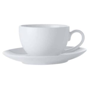 White Basics Coupe Demi Cup and Saucer 100ml