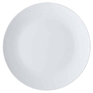 White Basics Coupe Plate