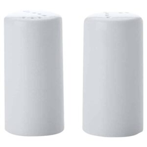 White Basics Cylindrical Salt & Pepper