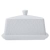 White Basics Diamonds Butter Dish