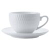 White Basics Diamonds Demi Cup and Saucer 90ml