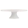 White Basics Diamonds Footed Cake Stand