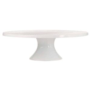 White Basics Diamonds Footed Cake Stand