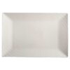 White Basics Diamonds Rectangular Platter