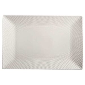 White Basics Diamonds Rectangular Platter
