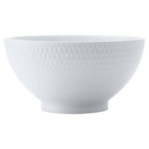 White Basics Diamonds Rice Bowl
