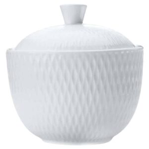 White Basics Diamonds Sugar Bowl