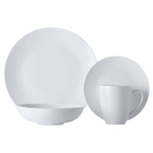 White Basics Fitzrovia Coupe Dinner Set 16 Piece
