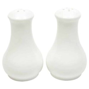 White Basics Fluted Salt & Pepper