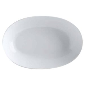 White Basics Oval Bowl