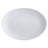White Basics Oval Plate