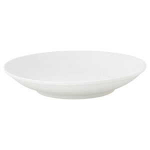 White Basics Shallow Bowl