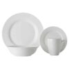 White Basics Soho Rim Dinner Set 16 Piece