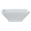 White Basics Square Footed Sauce Dish