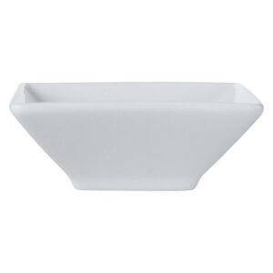 White Basics Square Footed Sauce Dish