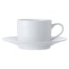 White Basics Straight Cup and Saucer 250ml
