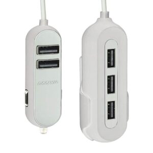 Whizzy 5 Port USB Car Charger