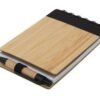 Wood Pocket Notepad & Sticky-Memo & Pen
