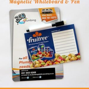 Write-Wipe Magnet with Marker