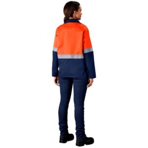 Traffic Premium Two-Tone Hi-Viz Reflective Jacket - Image 5