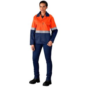 Traffic Premium Two-Tone Hi-Viz Reflective Jacket - Image 13