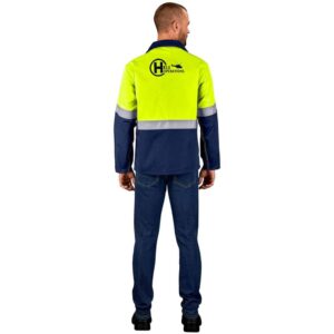 Traffic Premium Two-Tone Hi-Viz Reflective Jacket - Image 29