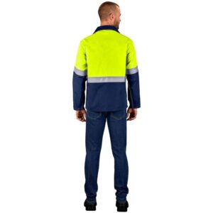 Traffic Premium Two-Tone Hi-Viz Reflective Jacket - Image 21