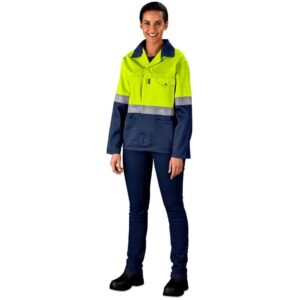 Traffic Premium Two-Tone Hi-Viz Reflective Jacket - Image 19