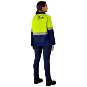Traffic Premium Two-Tone Hi-Viz Reflective Jacket - Image 7