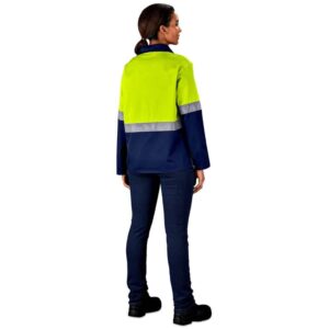Traffic Premium Two-Tone Hi-Viz Reflective Jacket - Image 25