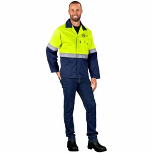 Traffic Premium Two-Tone Hi-Viz Reflective Jacket - Image 6
