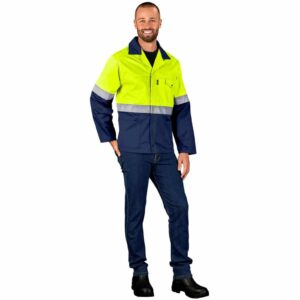 Traffic Premium Two-Tone Hi-Viz Reflective Jacket - Image 4