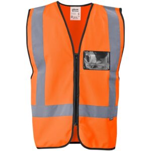 Direction En4 Hi-Viz Reflective Full Zip Vest - Image 11