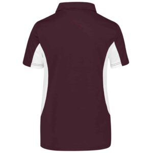 Kids Championship Golf Shirt - Maroon - Image 2