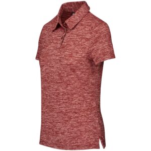 Ladies Echo Golf Shirt - Red - Image 2