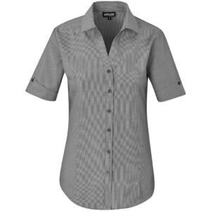 Ladies Short Sleeve Northampton Shirt – Black — Ladies Short Sleeve Northampton Shirt – Black