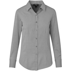 Ladies Long Sleeve Nottingham Shirt – Grey — Ladies Long Sleeve Nottingham Shirt – Grey