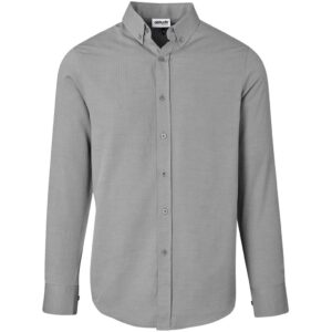 Mens Long Sleeve Nottingham Shirt – Grey — Mens Long Sleeve Nottingham Shirt – Grey