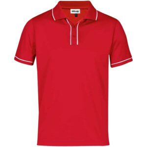Mens Osaka Golf Shirt – Red — Mens Osaka Golf Shirt – Red