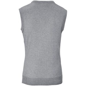 Mens Sleeveless Peru V-Neck Jersey - Grey - Image 3