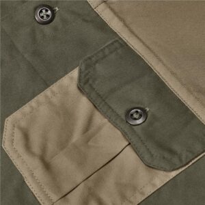 Mens Short Sleeve Serengeti 2-Tone Bush Shirt - Image 6