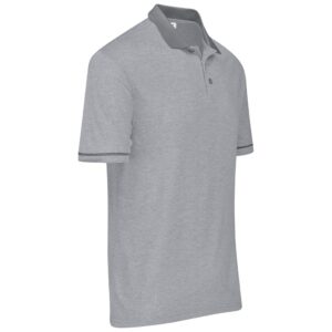 Mens Verge Golf Shirt - Light Grey - Image 2