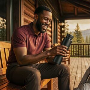 Alex Varga Shackleton Stainless Steel Vacuum Water Bottle - 800ml - Image 4