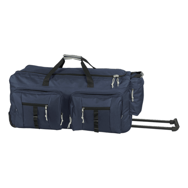 Dual Front Pocket Rolling Travel Duffel