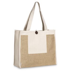 Okiyo Hikari Jute & Cotton Tote - Image 2