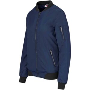 Ladies Crusader Bomber Jacket - Navy - Image 2