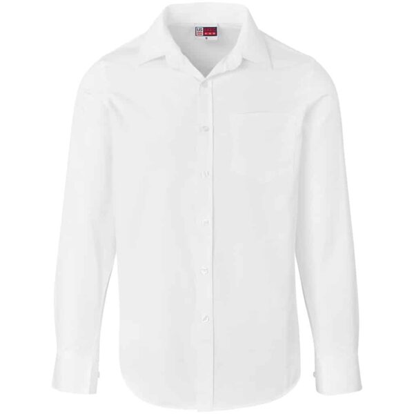 Mens Long Sleeve Carolina Shirt – White — Mens Long Sleeve Carolina Shirt – White