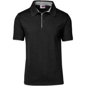 Mens Delta Golf Shirt – Black — Mens Delta Golf Shirt – Black