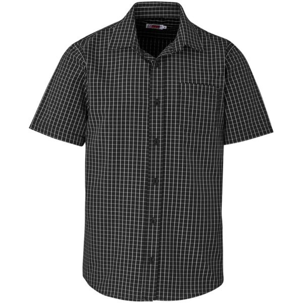 Mens Short Sleeve Aston Shirt – Black — Mens Short Sleeve Aston Shirt – Black