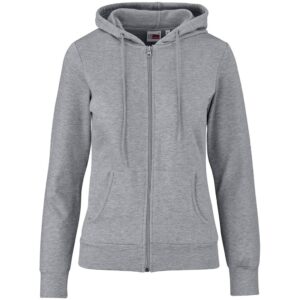 Ladies Bravo Hooded Sweater – Grey — Ladies Bravo Hooded Sweater – Grey